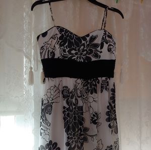 Black and White formal dress